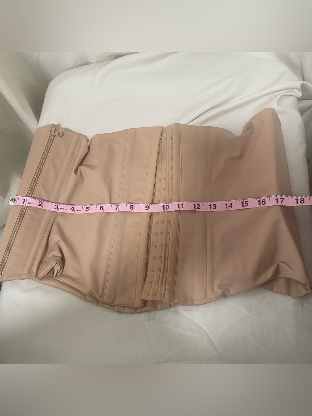 Honeylove Beige Waist Shaper with Hook Closure